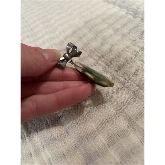 Vintage Lucite Cactus Pin Brooch Mod Western Rock - Picture 2 of 7